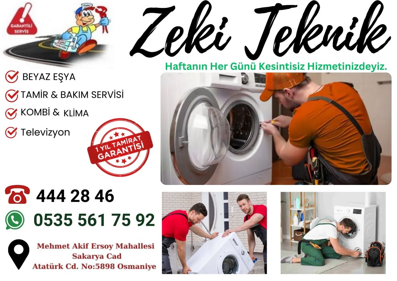 Osmaniye Çamaşır Makinesi Tamircisi